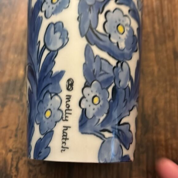 Anthropology Molly Hatch  Sweet Salutation Travel Mug “ Good Morning “ NWOB - Picture 6 of 7